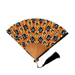 NEW Gucci G Print Folding Fan with Dust Bag and Original Box AUTHENTIC